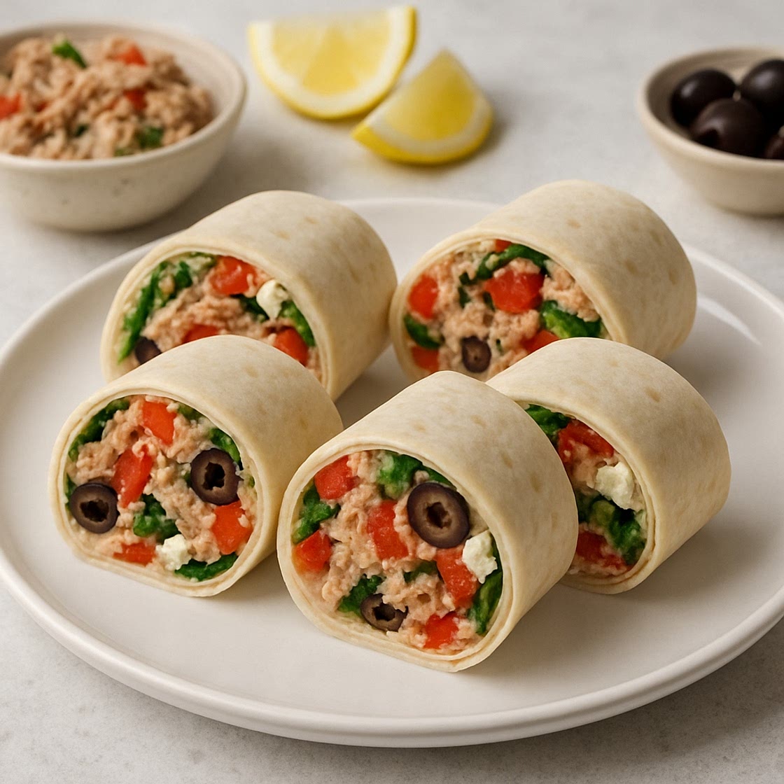 Mediterranean Tuna Roll-Ups
