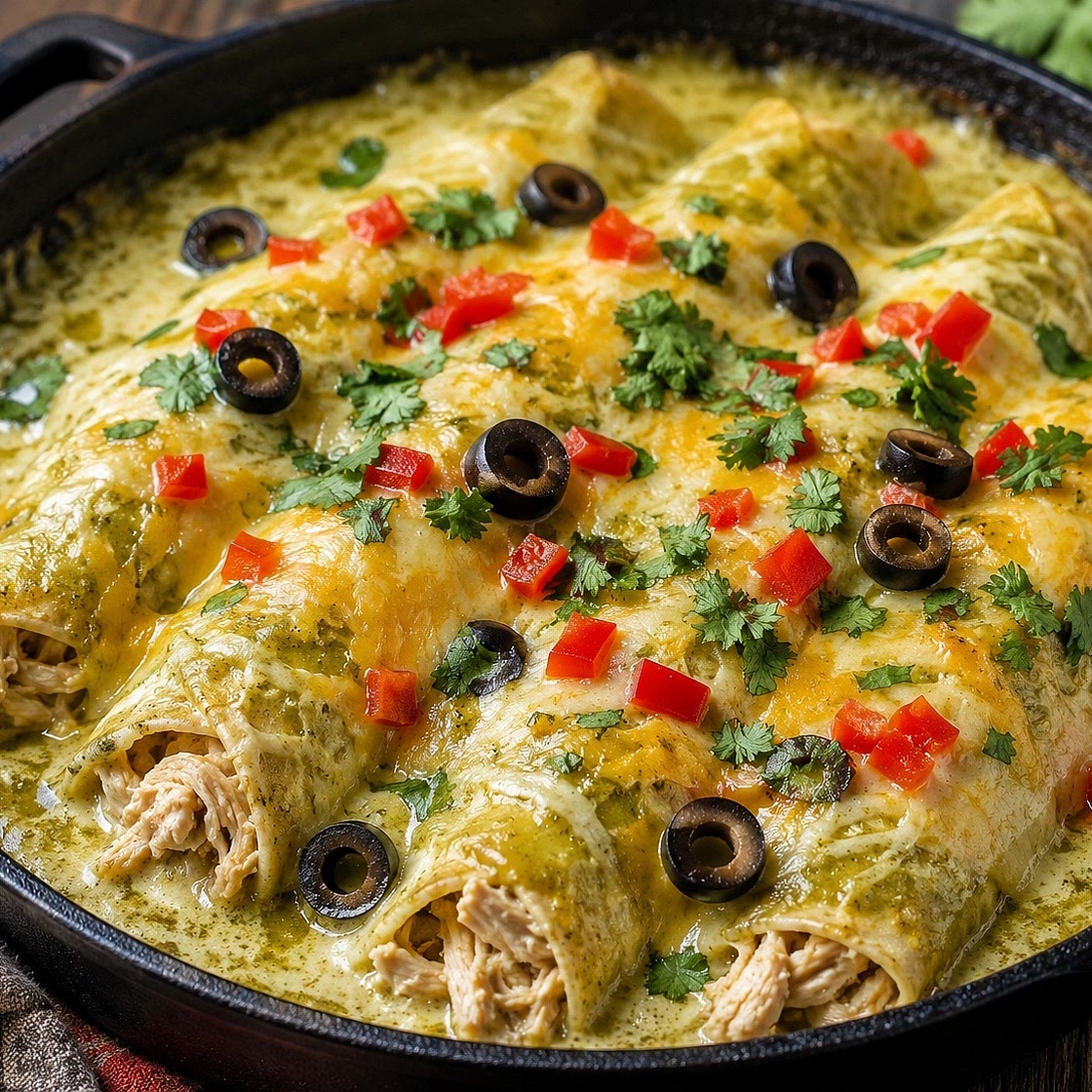 Easy Chicken Enchiladas