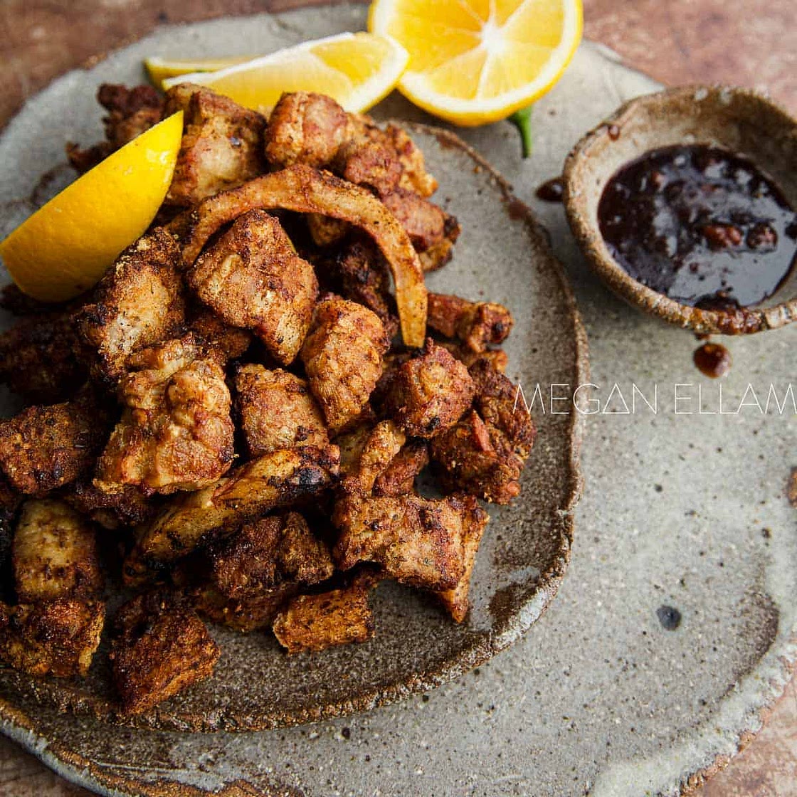 Air Fryer Pork Belly Bites Recipe