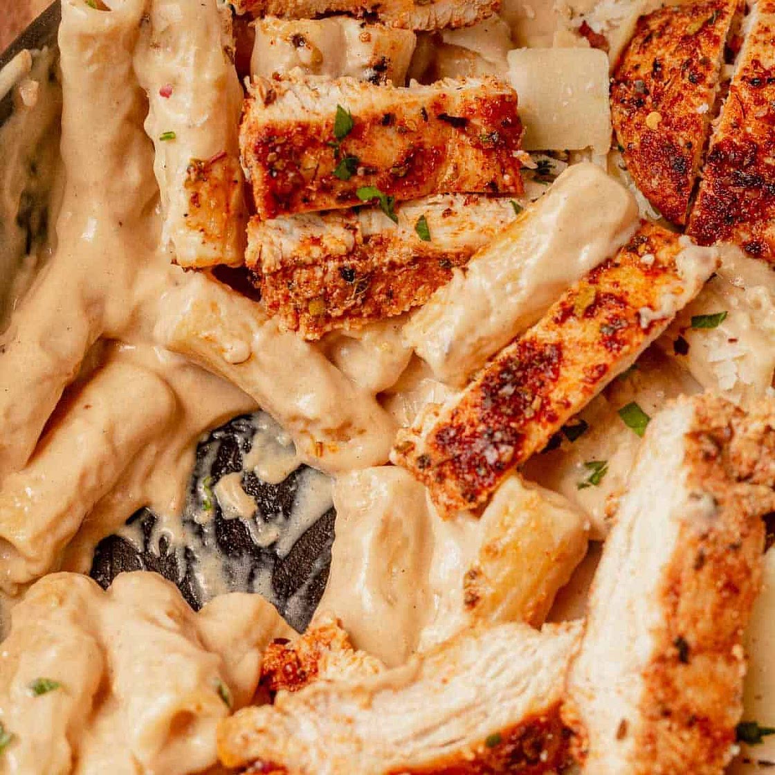Garlic Parmesan Chicken and Pasta
