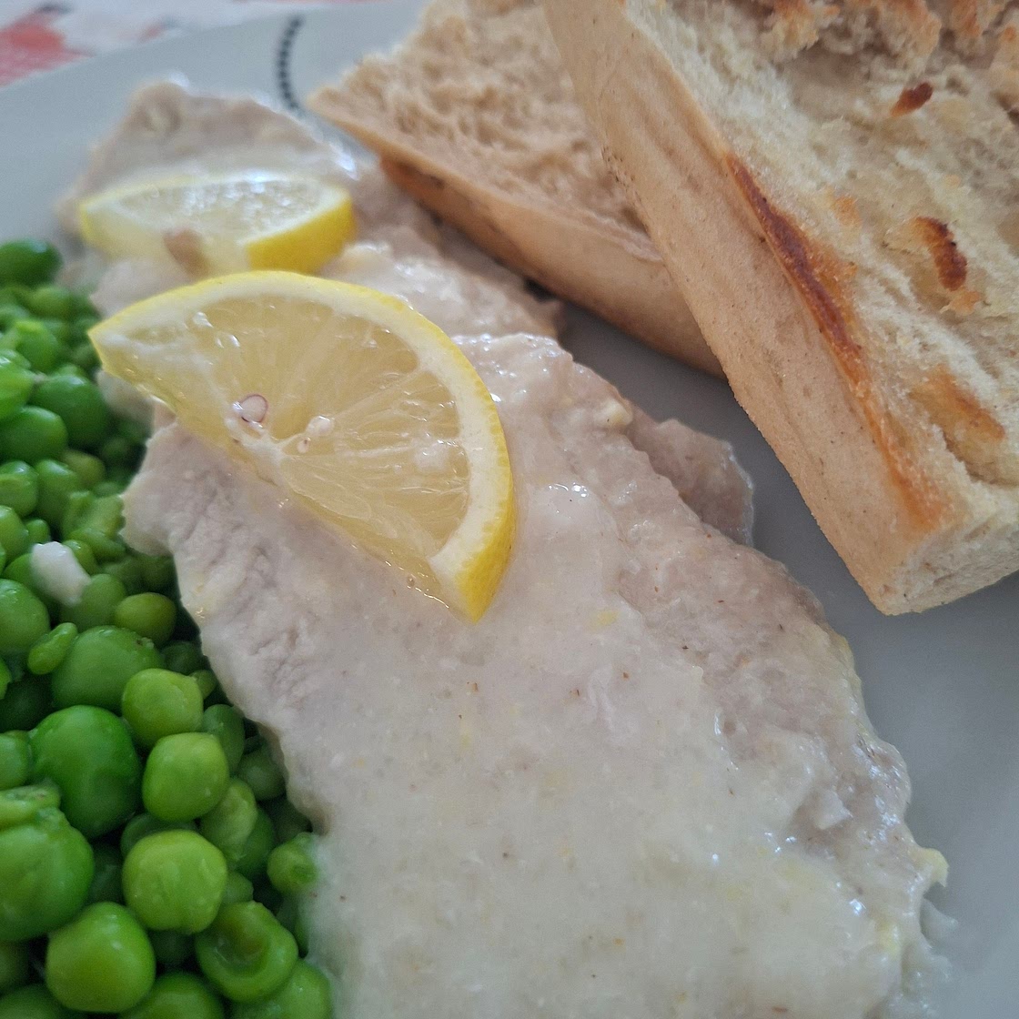 Pork collar - Lemon cream