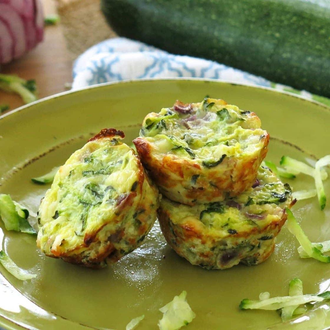 Zucchini Egg Muffins Recipe - Just 4 Ingredients