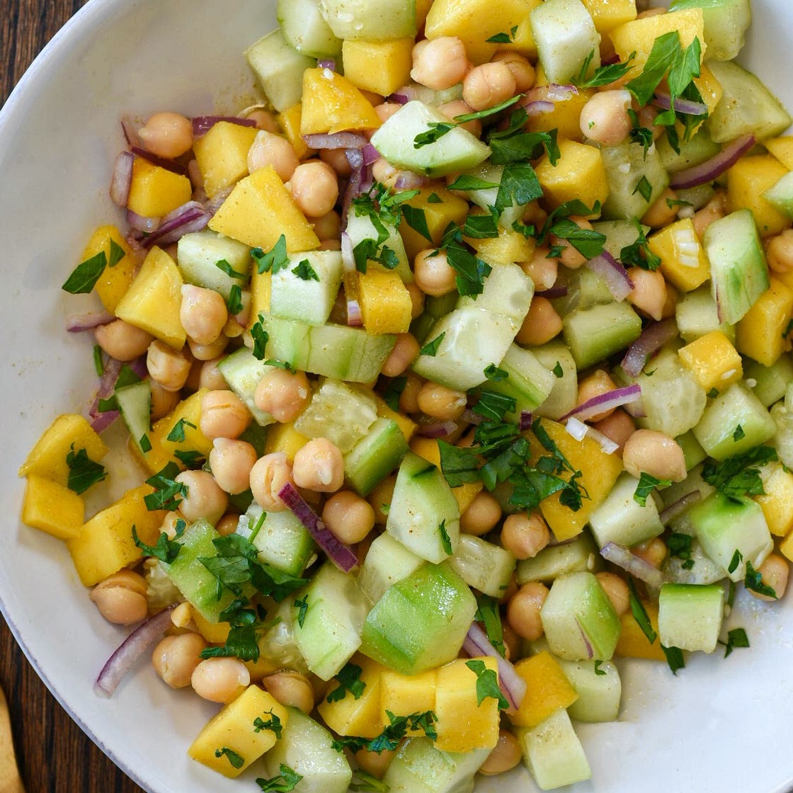 Mango Cucumber Salad