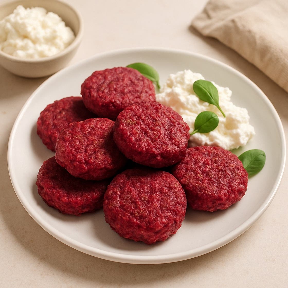 Beetroot Ricotta Fritters (Baby Fritters)