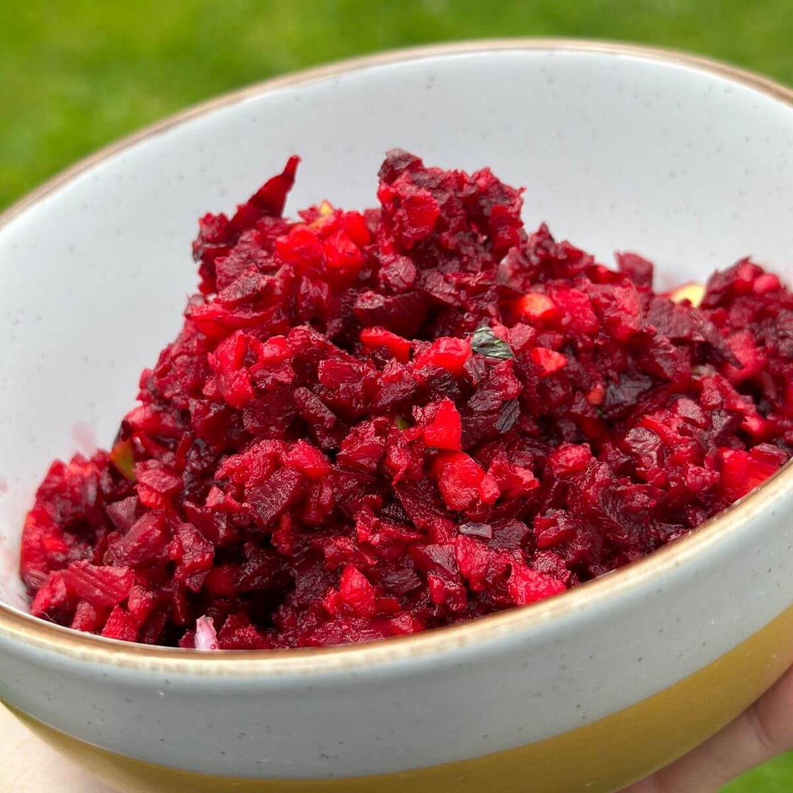Beetroot Salad with Apple and Carrot