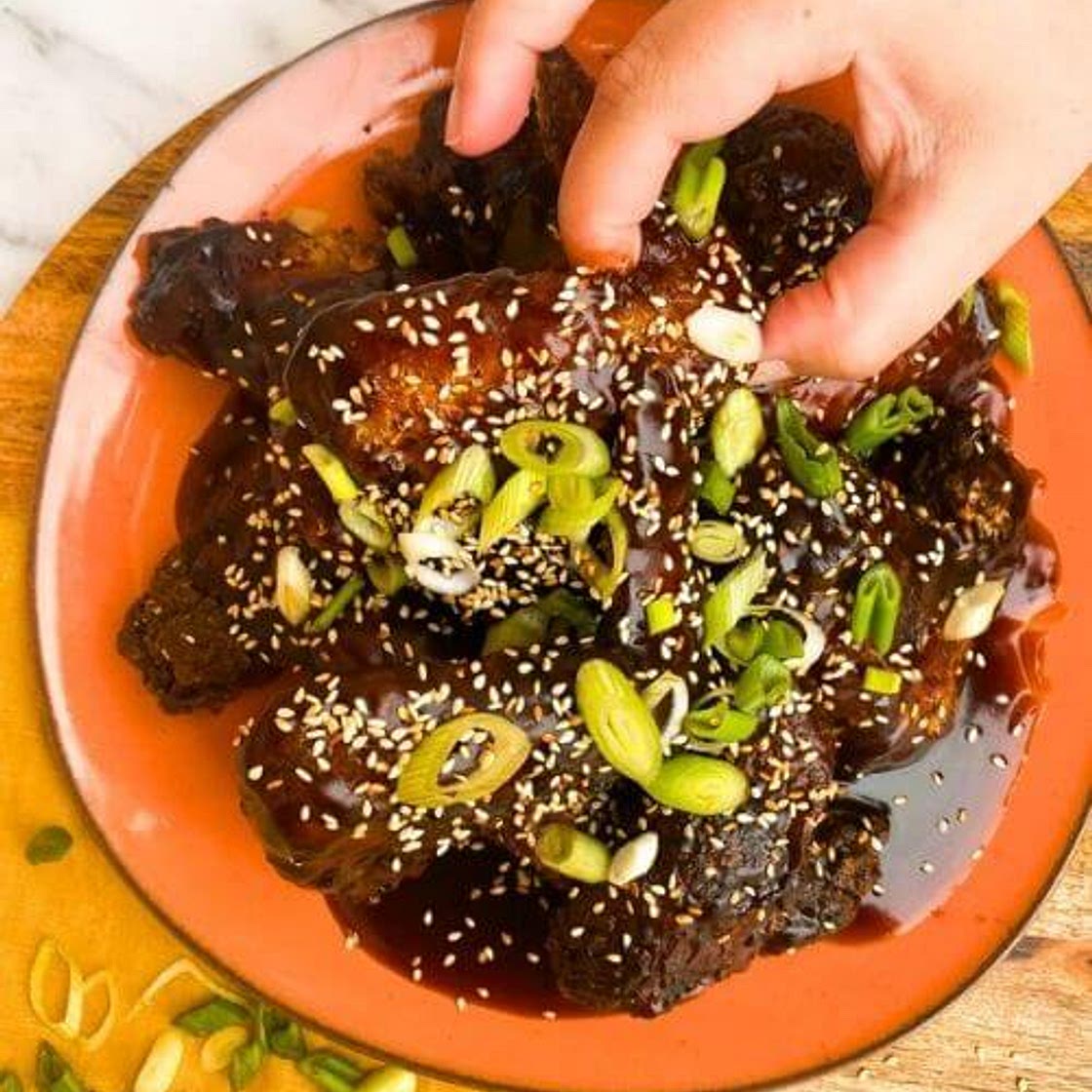 Crispy Fried Soy Garlic Chicken Wings Recipe