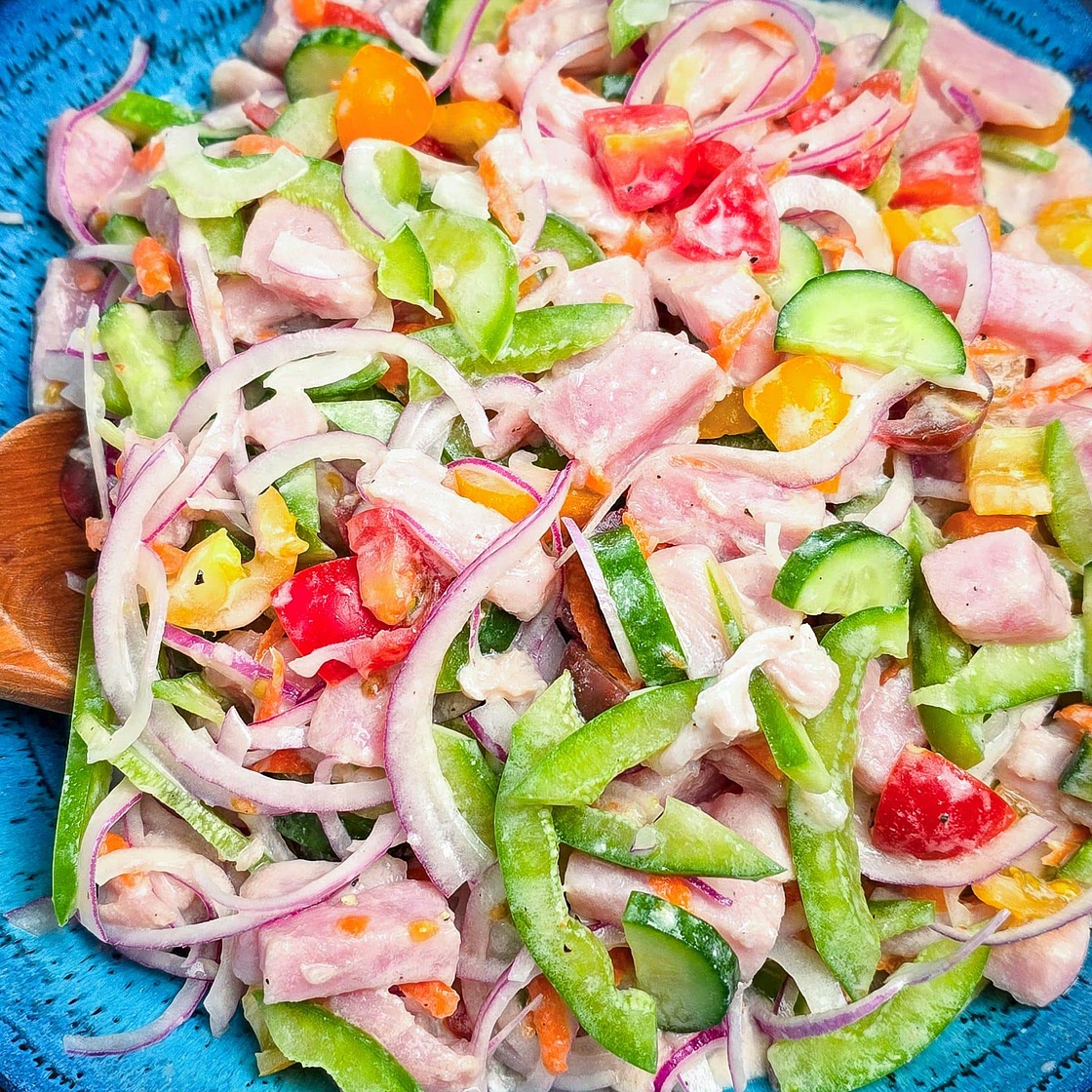 Poisson Cru (Raw Fish Salad with Coconut Lime)