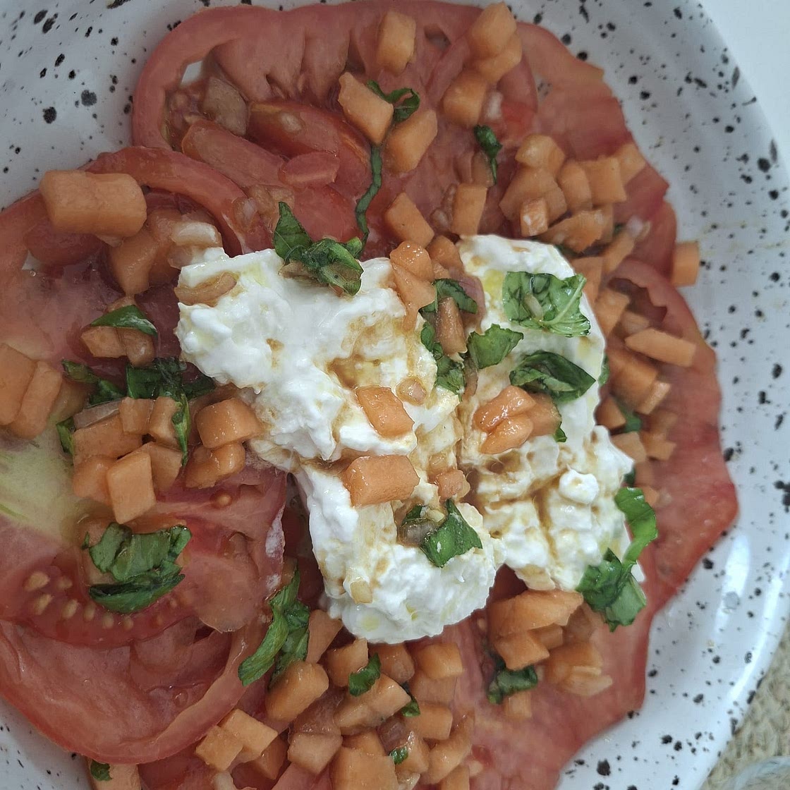 Caprese - Melon Salsa