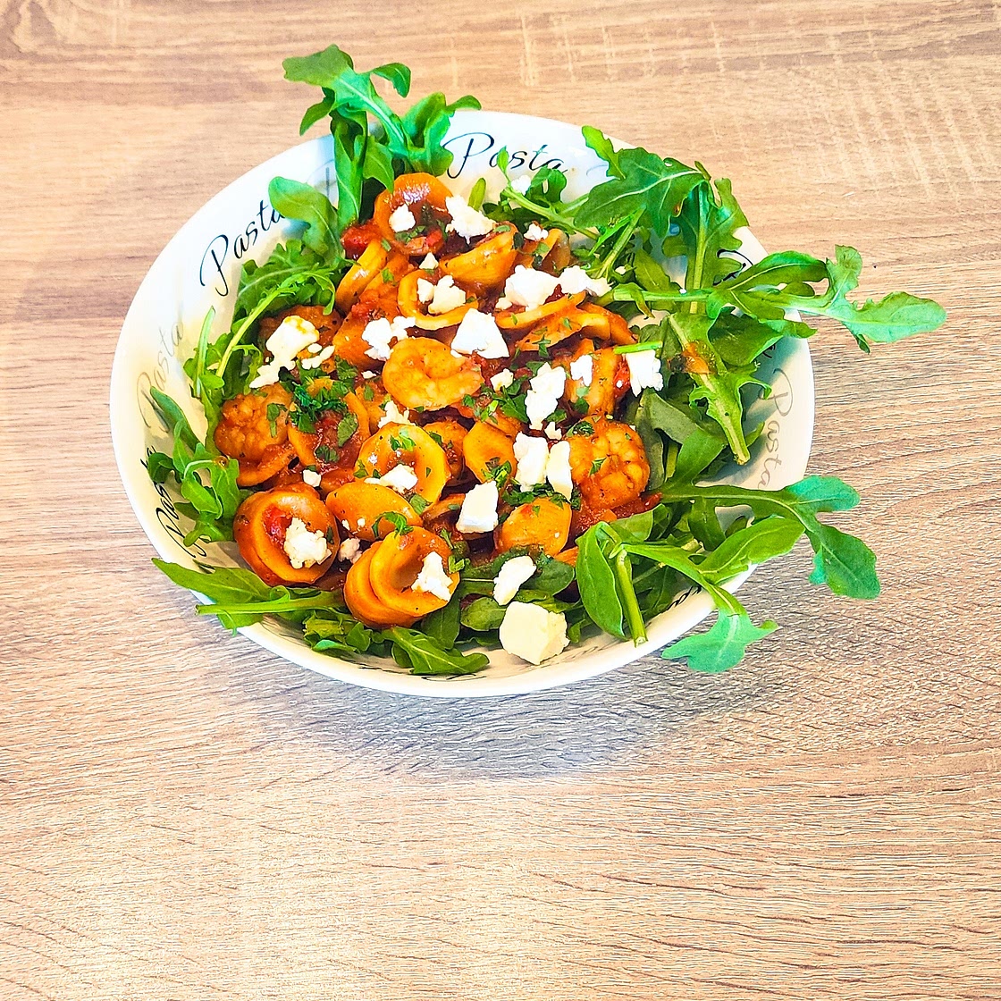 Orecchiette aux crevettes à l'ail