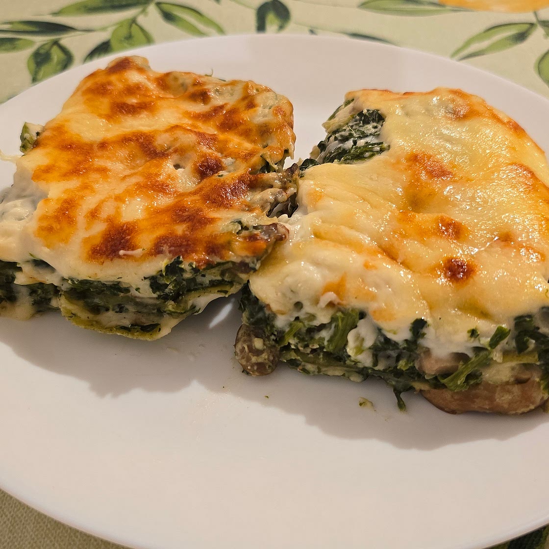 Spinach and Mushroom Lasagna