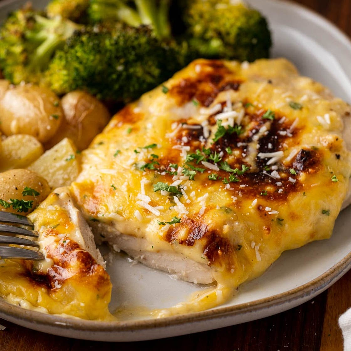 Creamy Chicken Sheet Pan Dinner