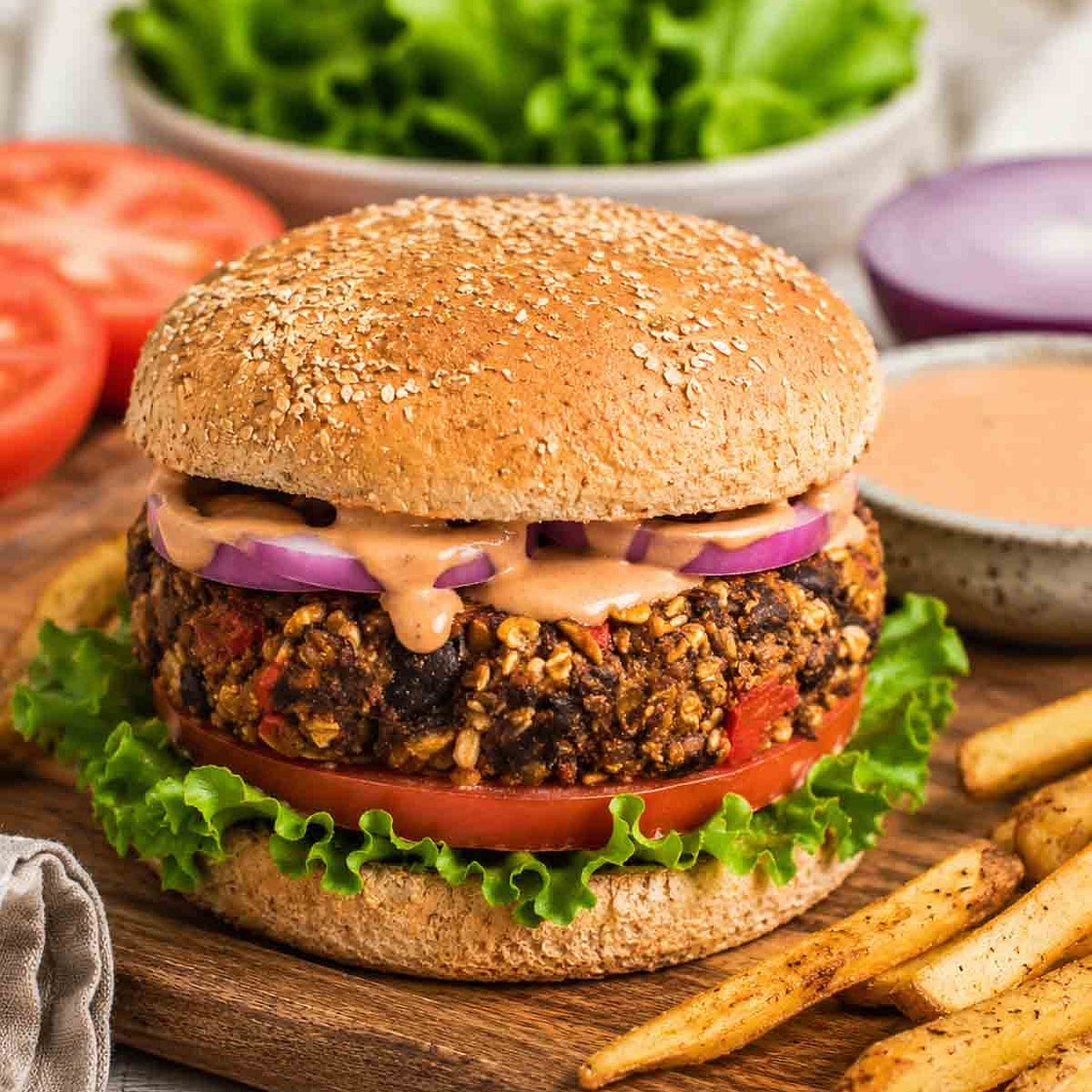 Chipotle Black Bean Burgers