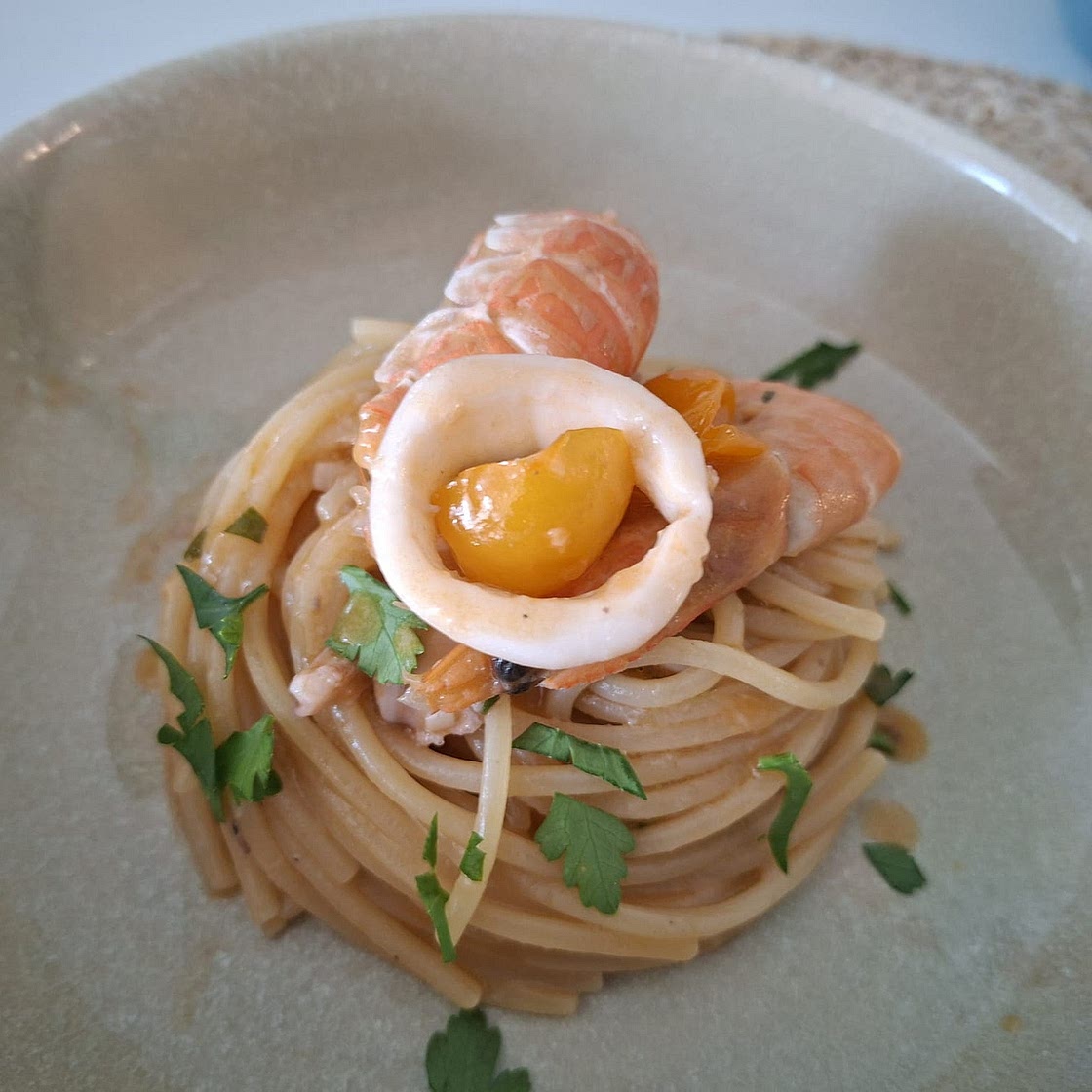 Pasta - Squid, Langoustines and Shrimp