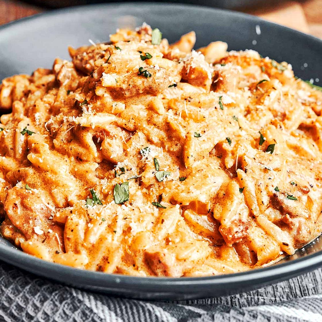 Creamy Chicken Orzo