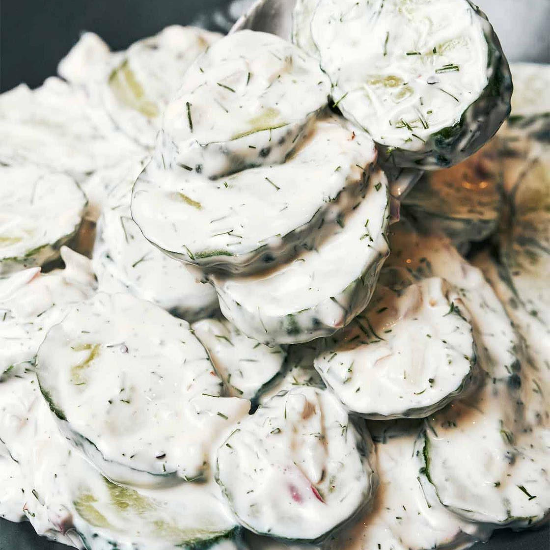 Creamy Cucumber Salad