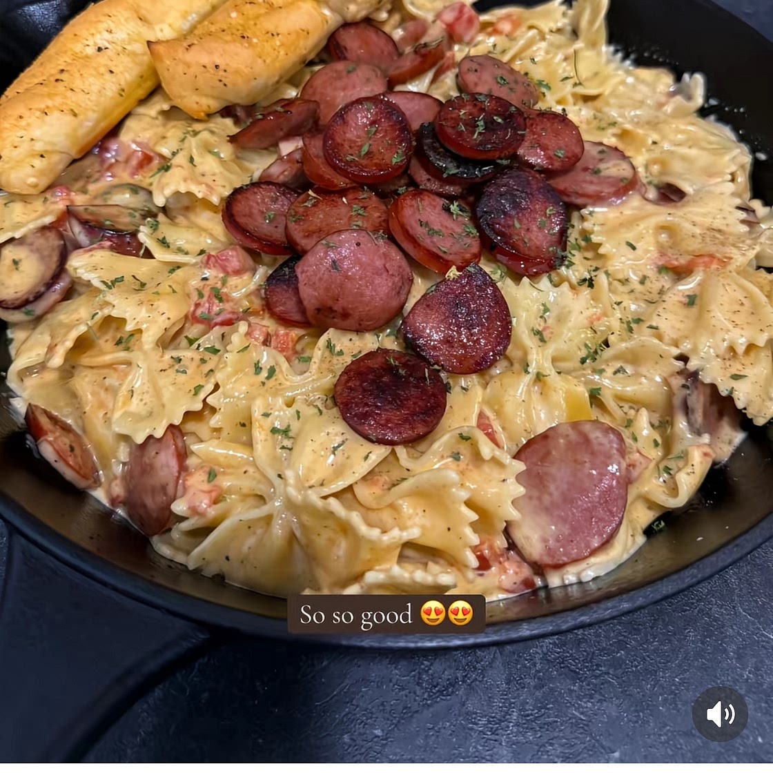 Rotel sausage pasta