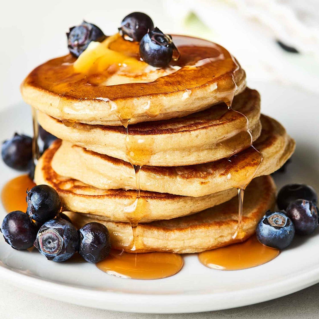3-Ingredient Cottage Cheese Pancakes