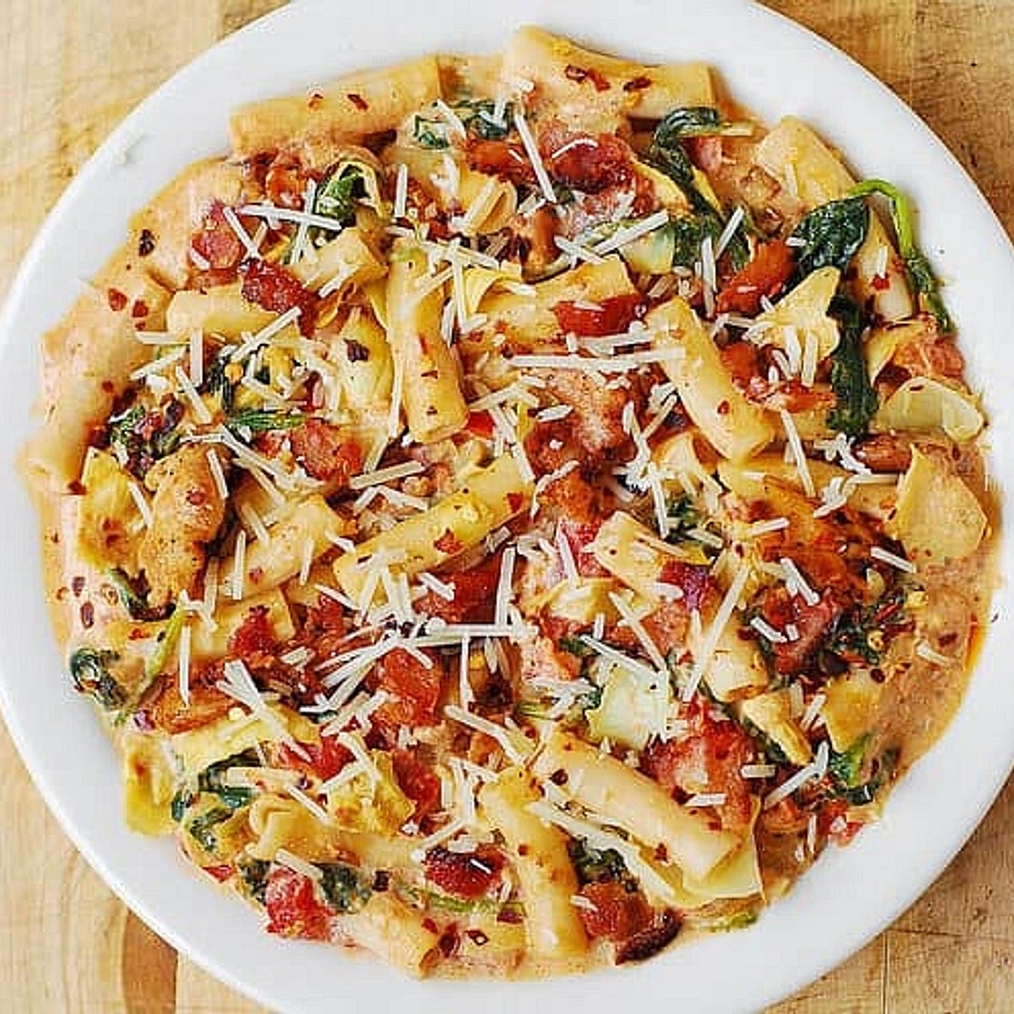 Crockpot Spinach& Artichoke Chicken