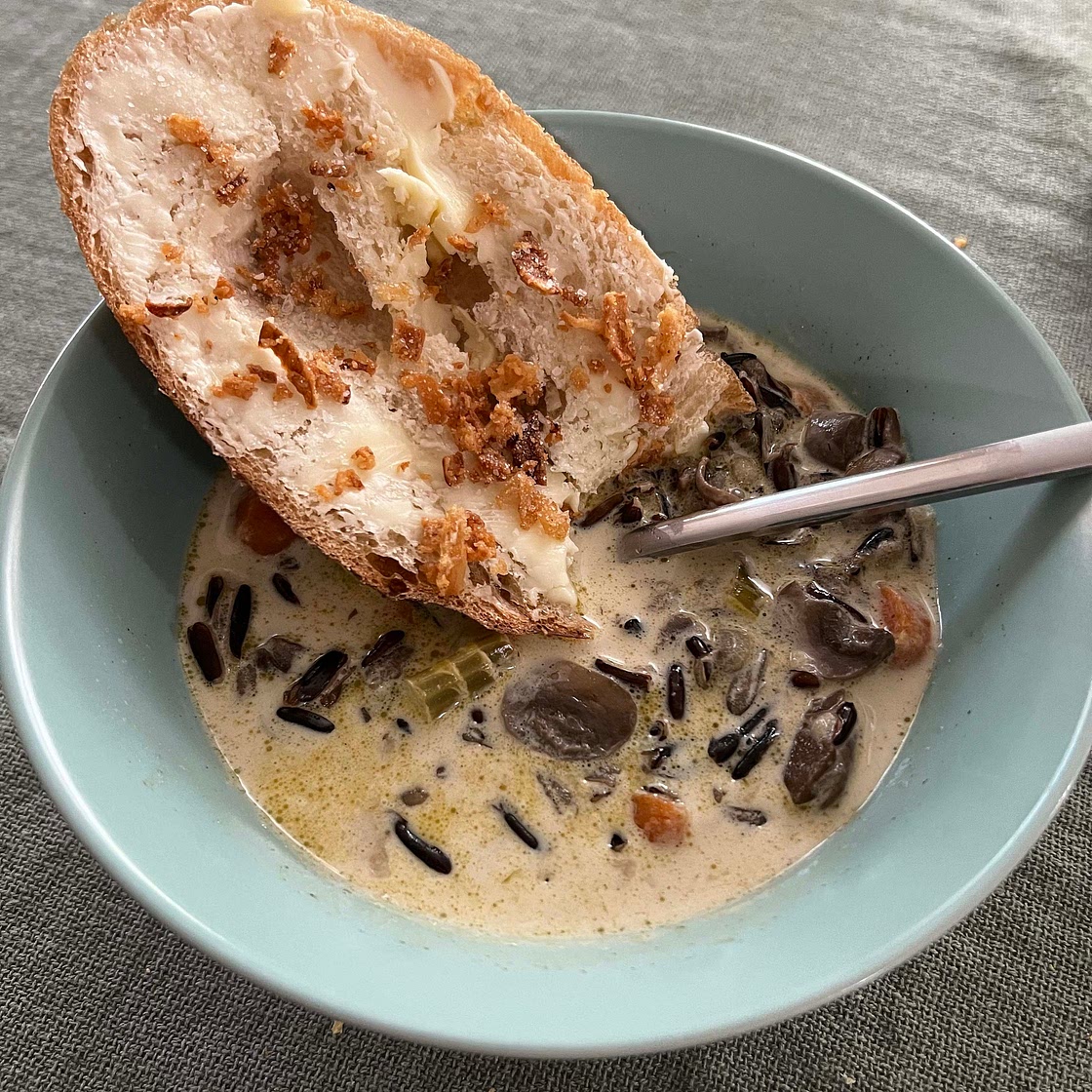 Instant Pot Wild Rice Soup