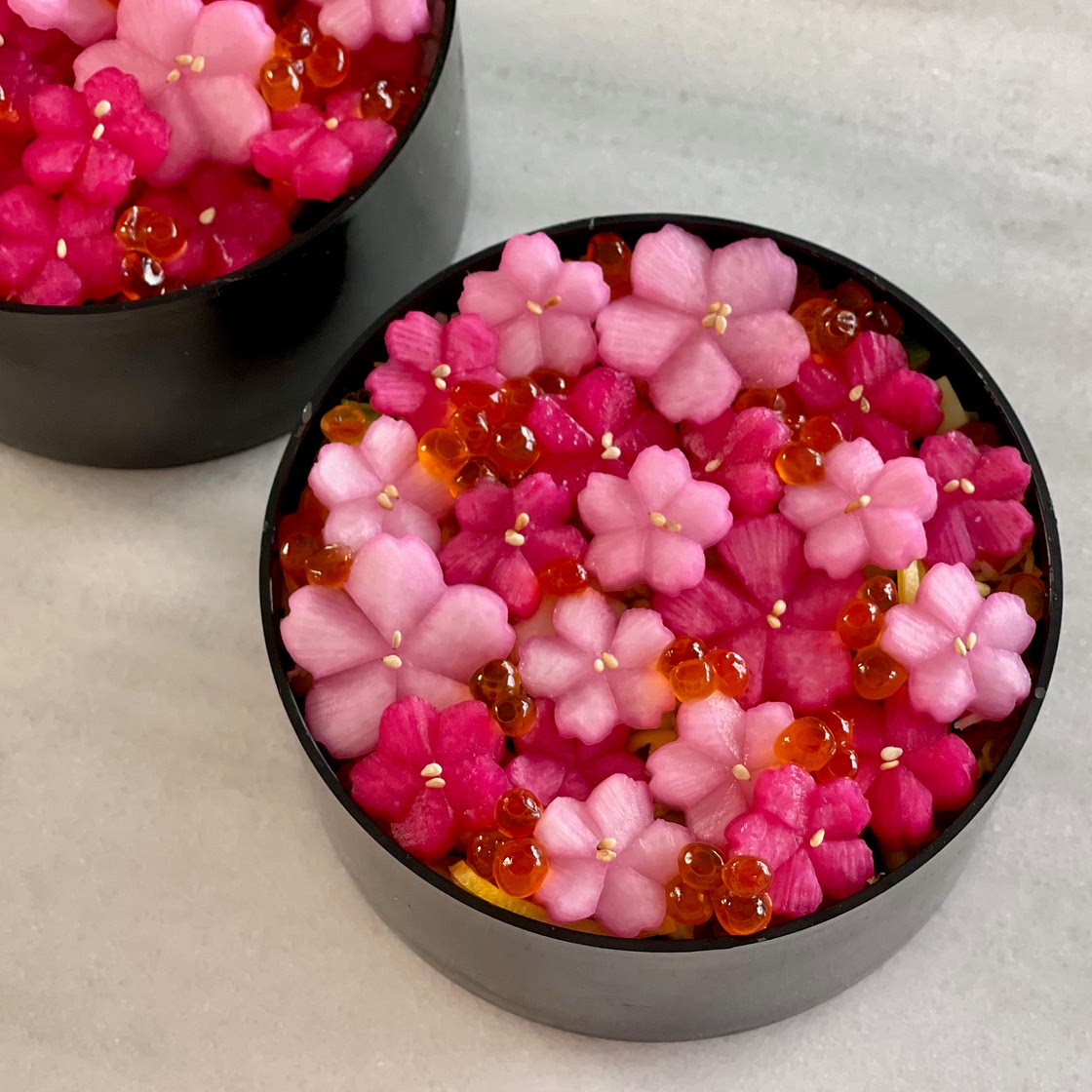 Flower Daikon Pickle (Pink Japanese Radish Tsukemono)