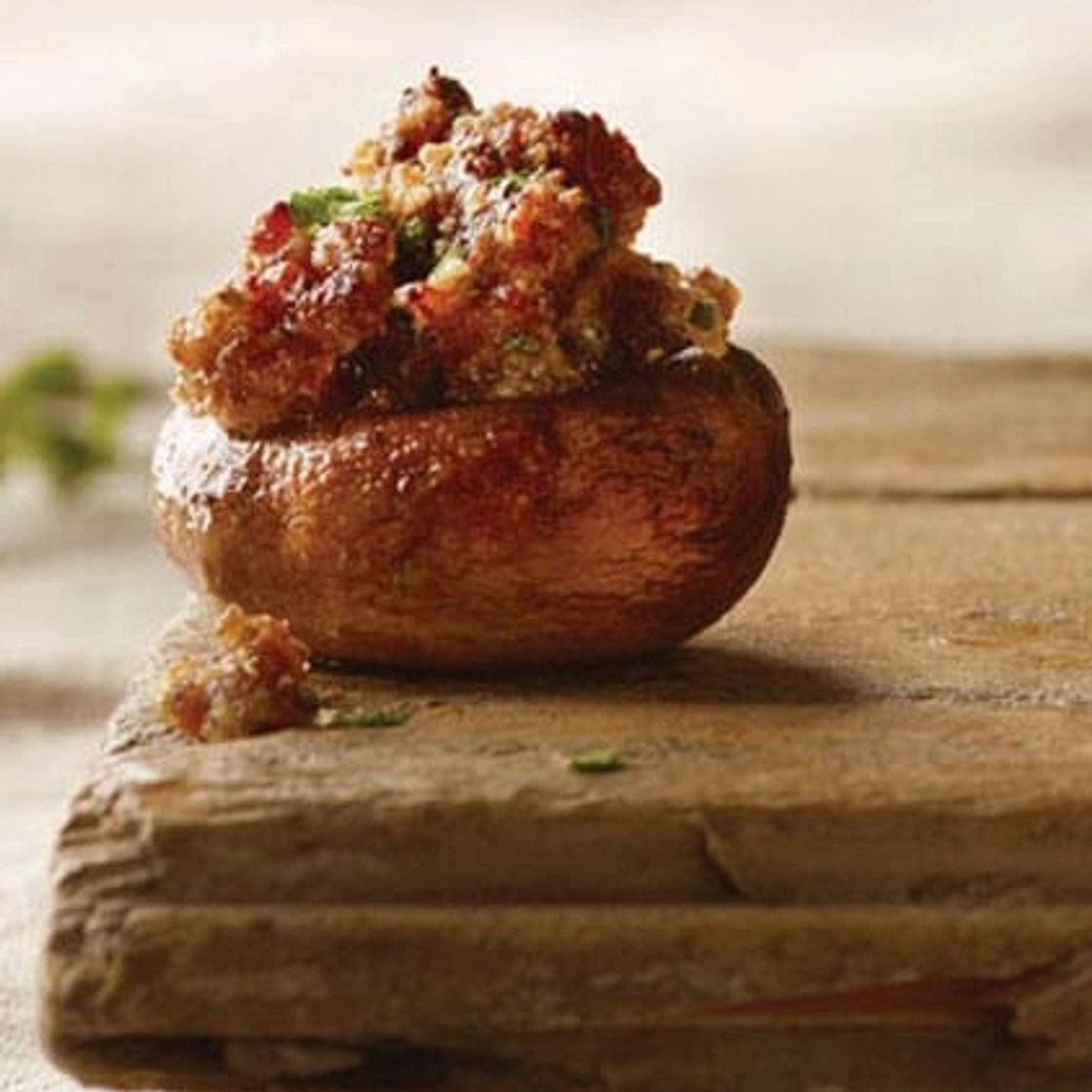 Sausage Stuffed Mushrooms