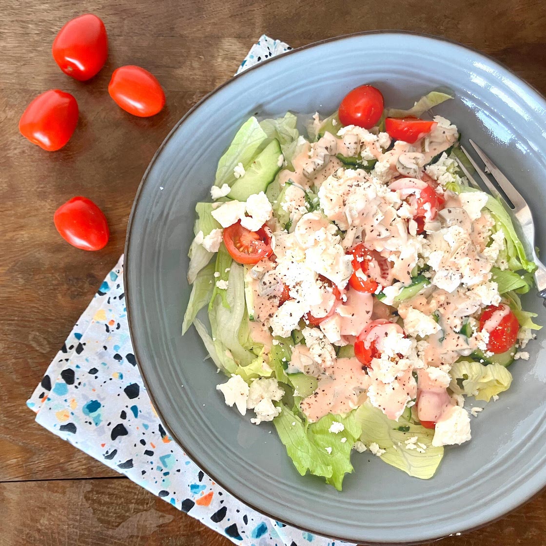 Tangy Feta Cheese Salad