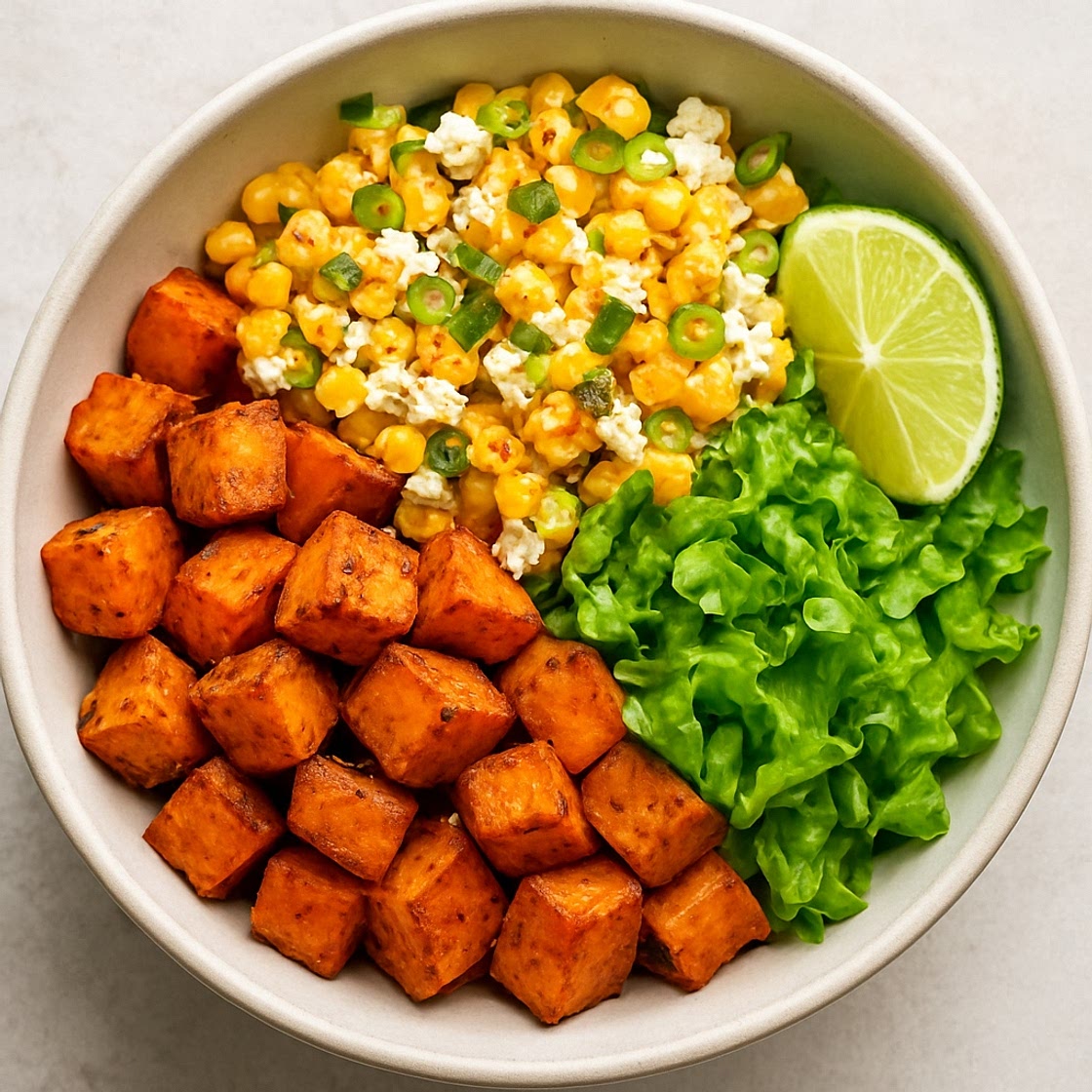 Street Corn Sweet Potato Bowl