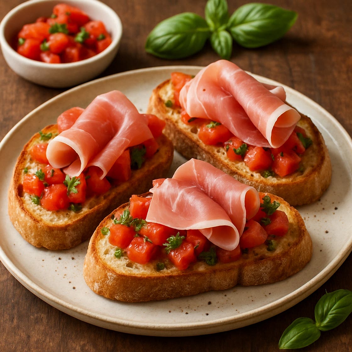 Bruschetta with Prosciutto