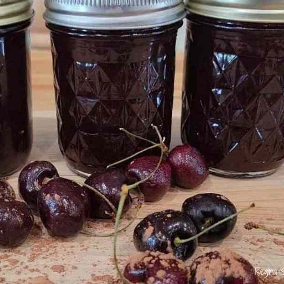 Cherry Chocolate Jam Recipe