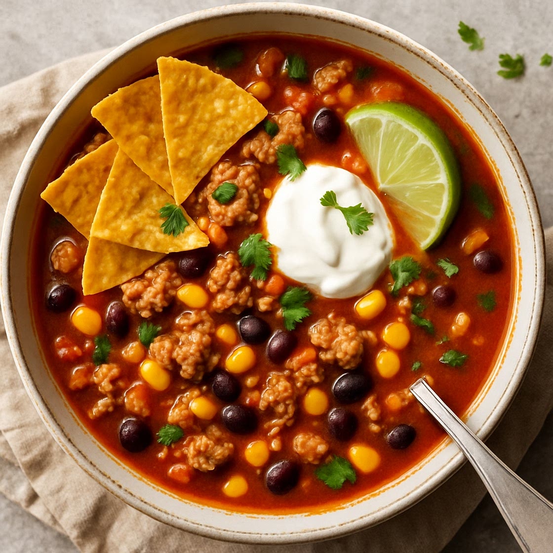 Turkey Taco Soup