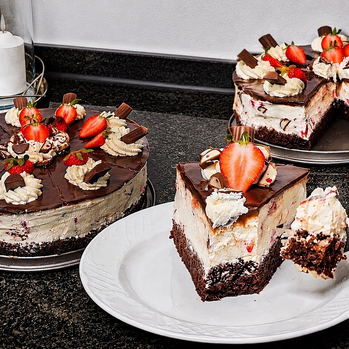 Die BESTE Erdbeer-Yogurette-Torte! 🍓🍫