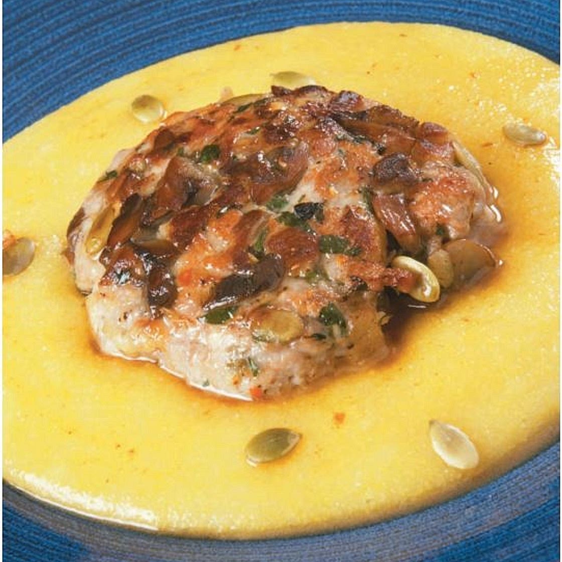 JP's Sausage Patties with Pumpkin Seeds and Mushrooms