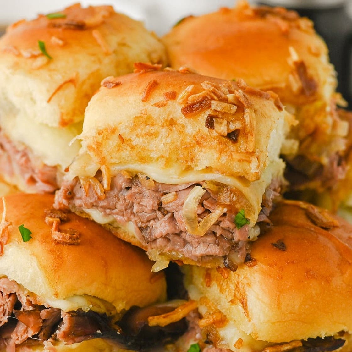 French Dip Sliders Au Jus