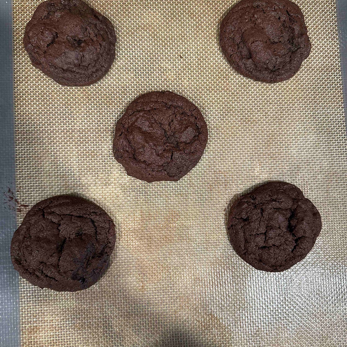 Dark Chocolate Peppermint Cookies