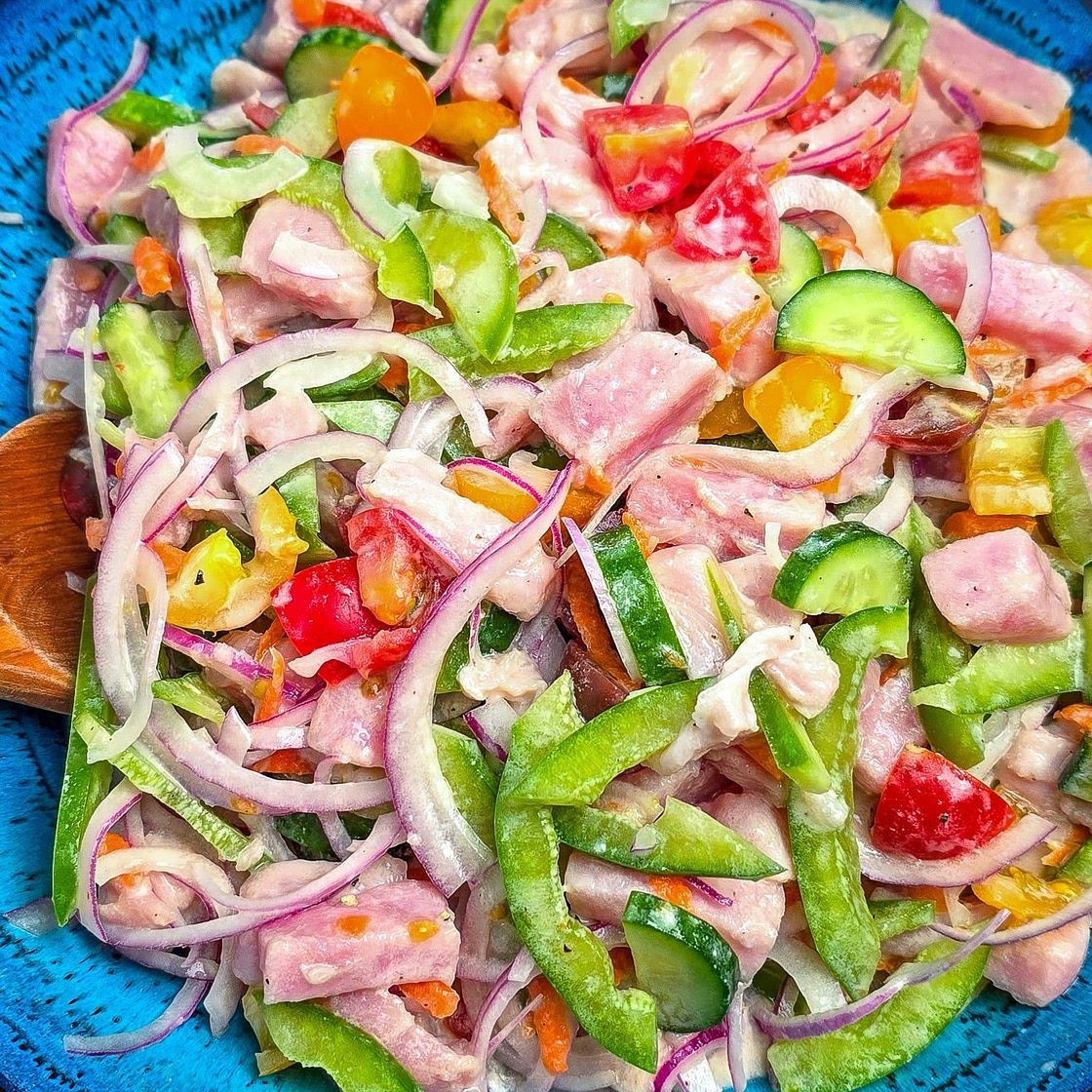 Poisson Cru (Raw Fish Salad with Coconut Lime)