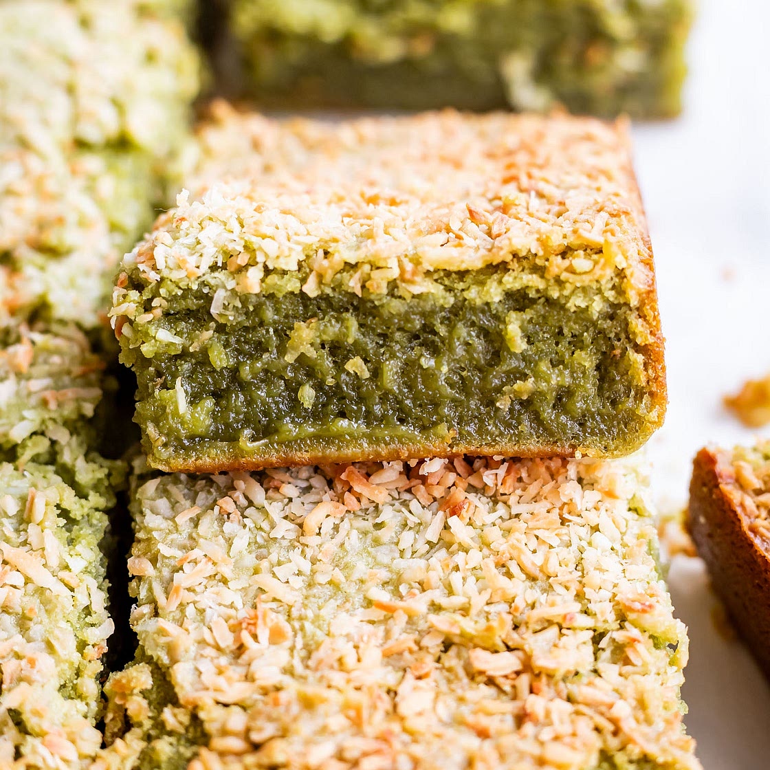 Easy Matcha Butter Mochi