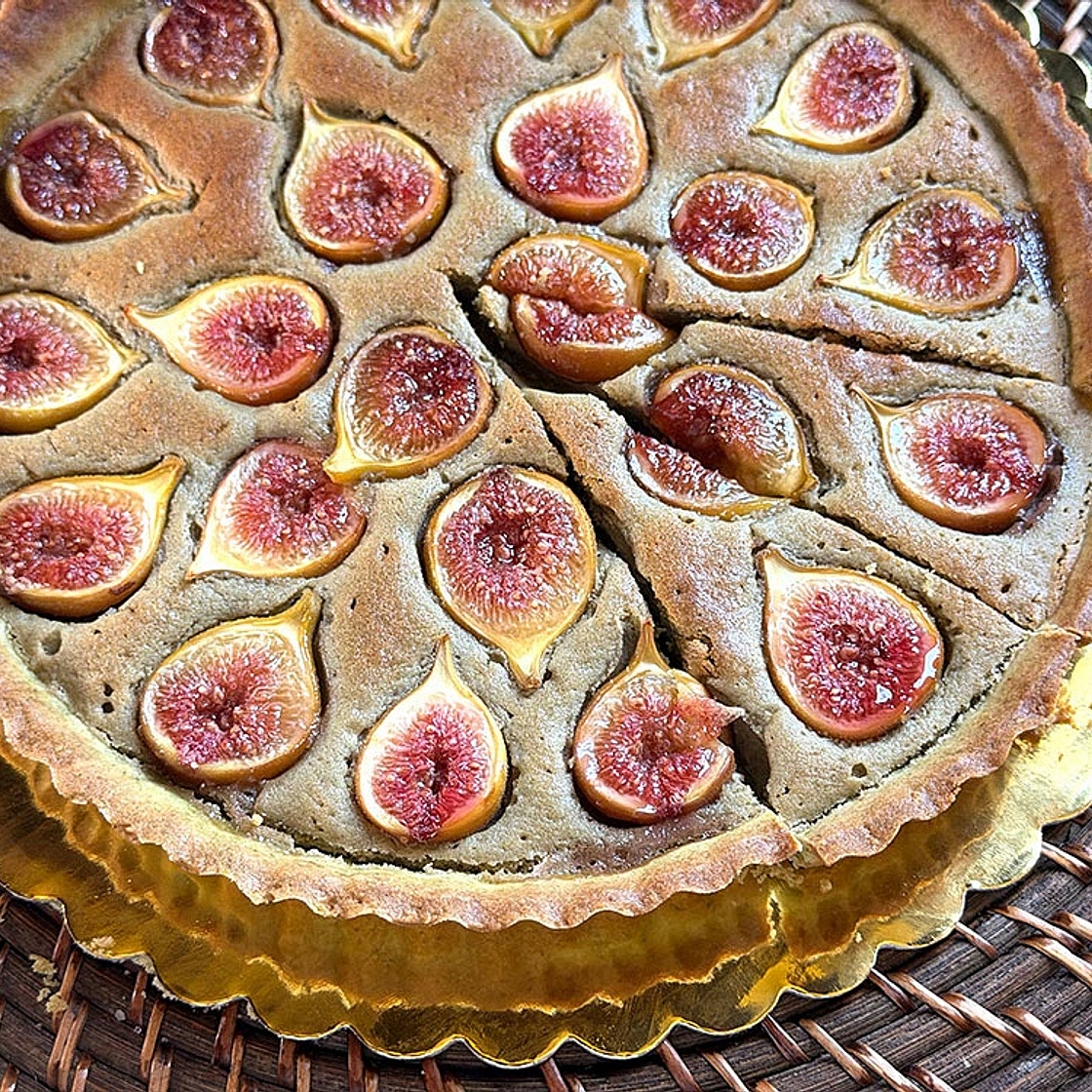 Fig and Pistachio Frangipane Tart