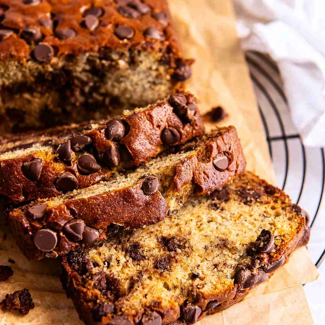 Easy Chocolate Chip Banana Bread