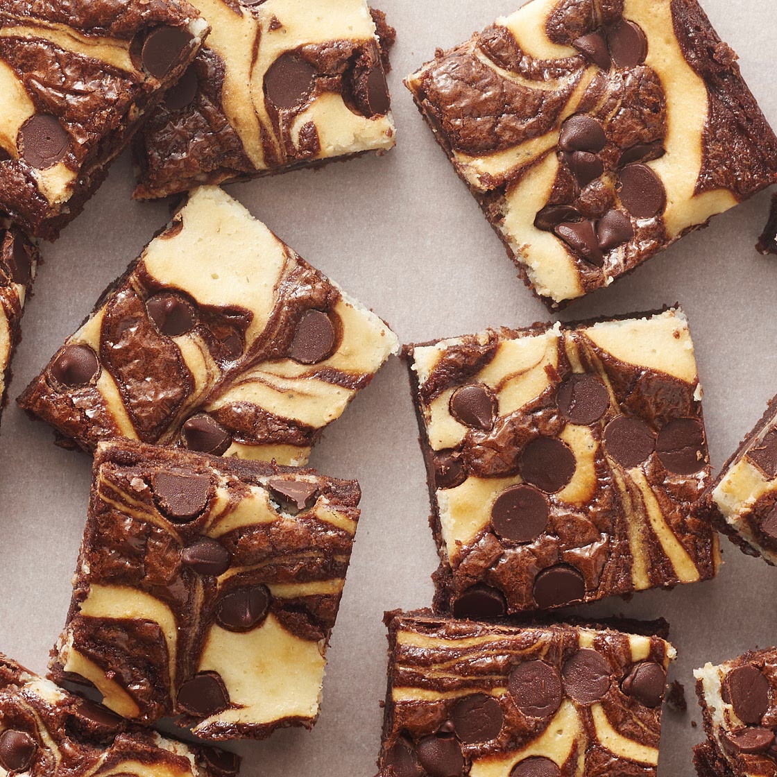 Cream Cheese Swirl Brownies