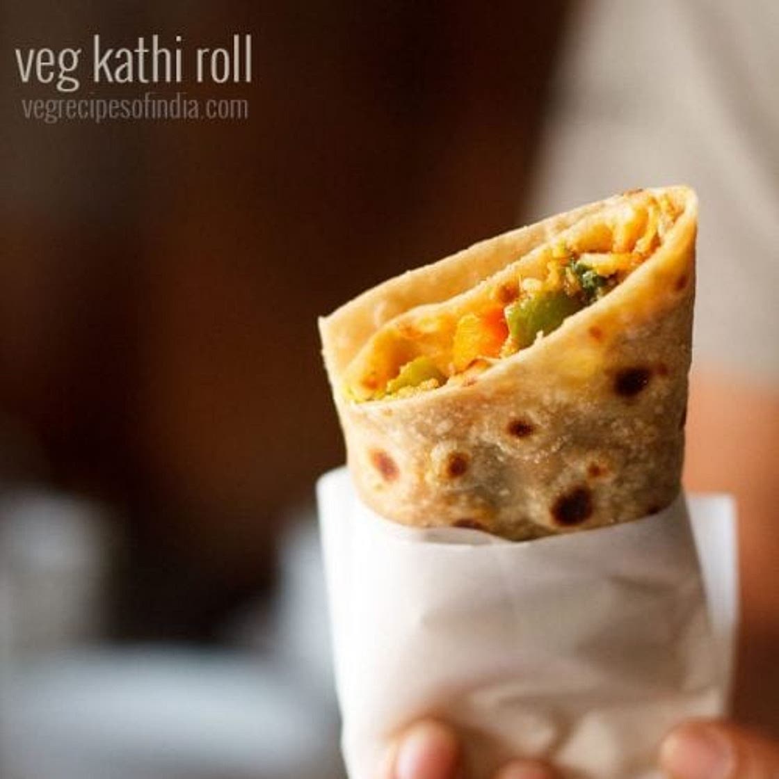 Kathi Roll Recipe | Veg Kathi Roll