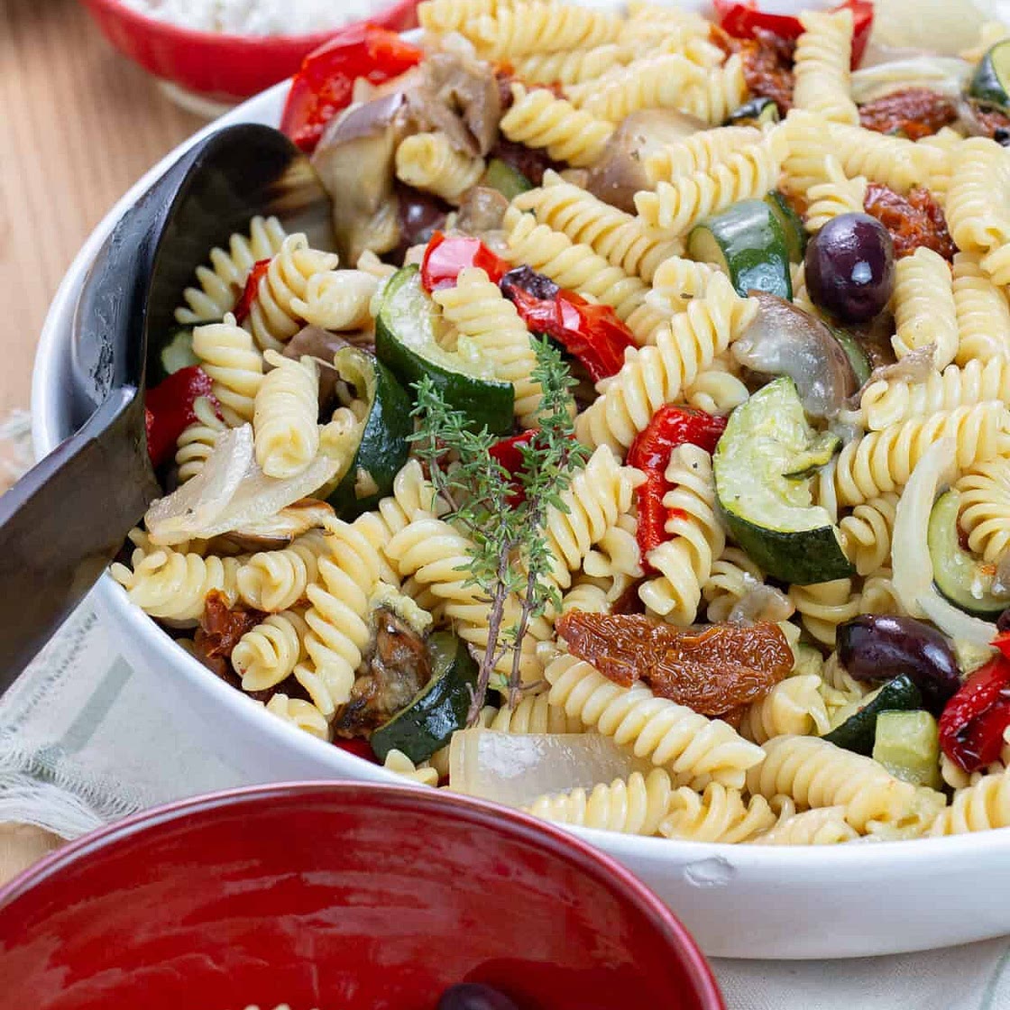 Ratatouille Pasta Salad