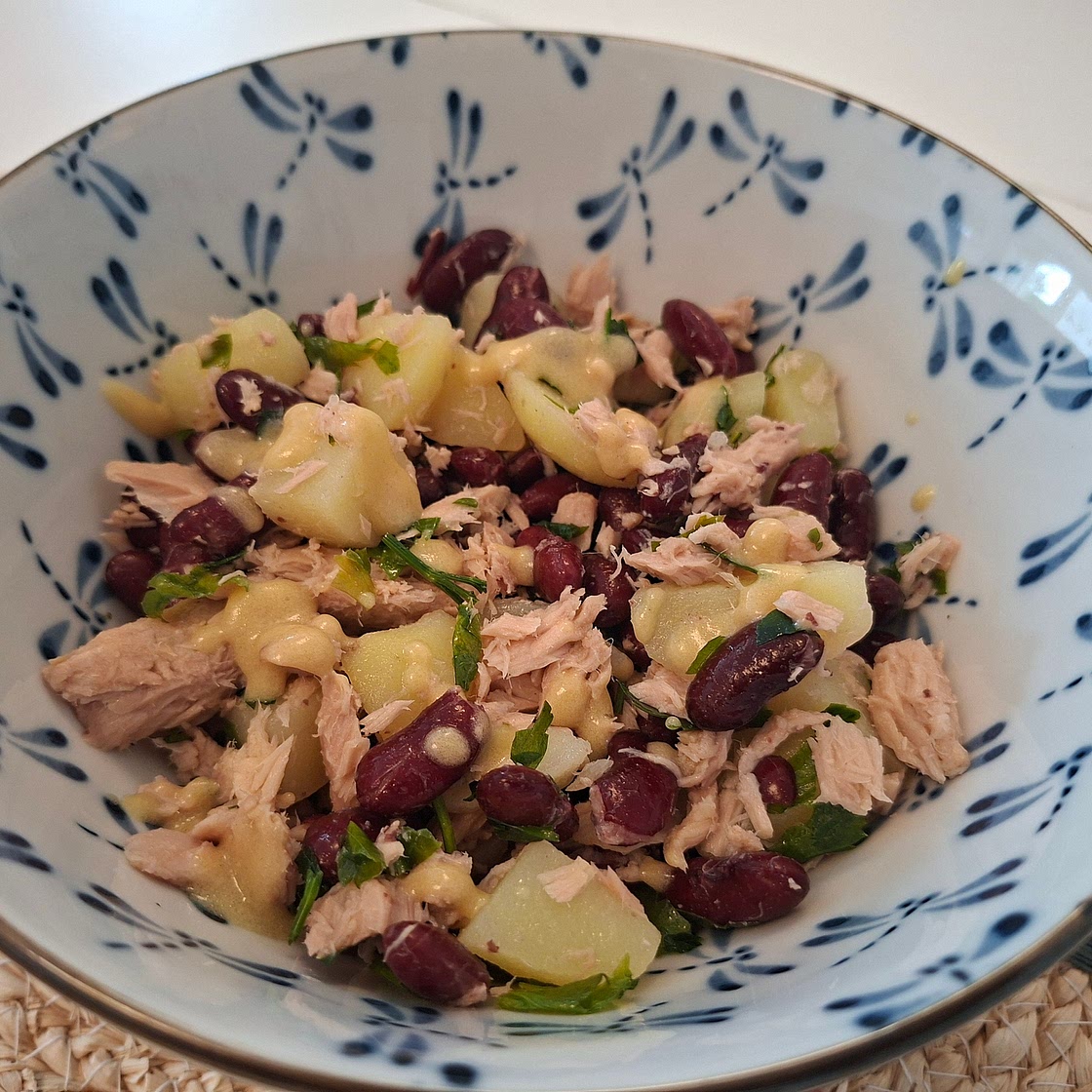 Potato salad - Beans and tuna