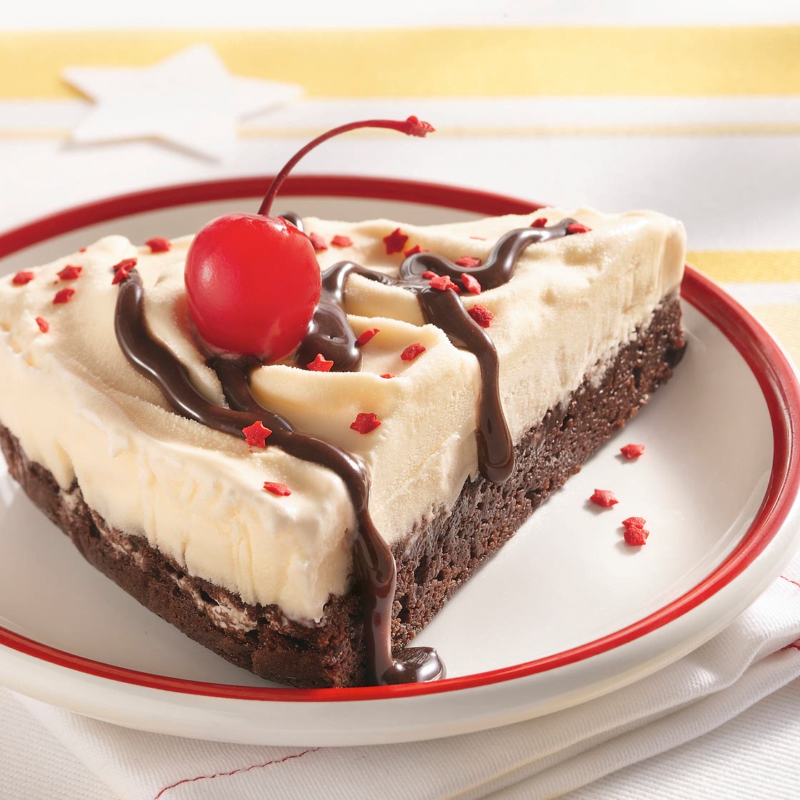 Brownie Ice Cream Cake
