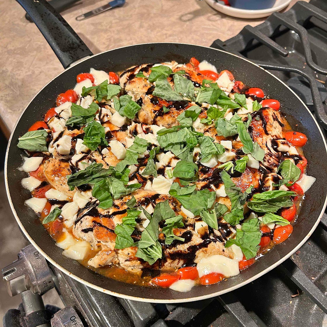 Caprese Chicken Skillet