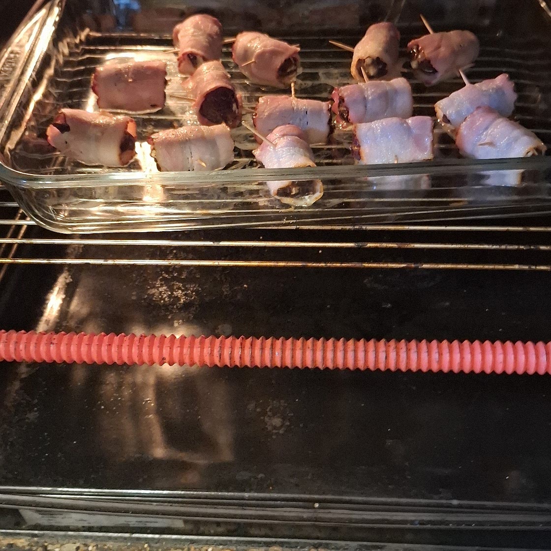Bacon Wrapped Dates with Cream Cheese