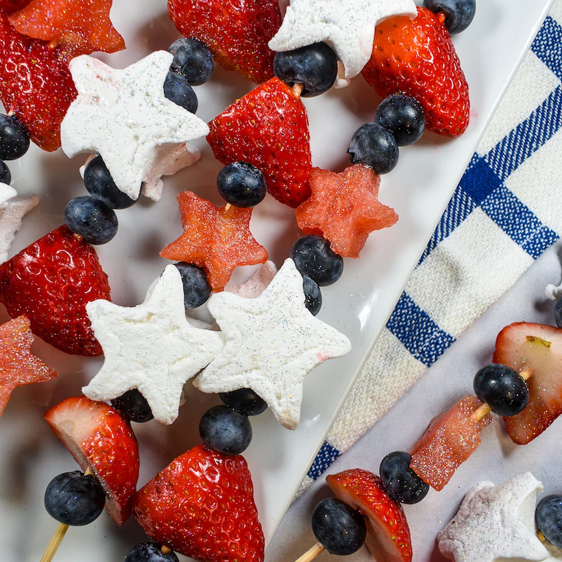 4th of July Fruit Skewers