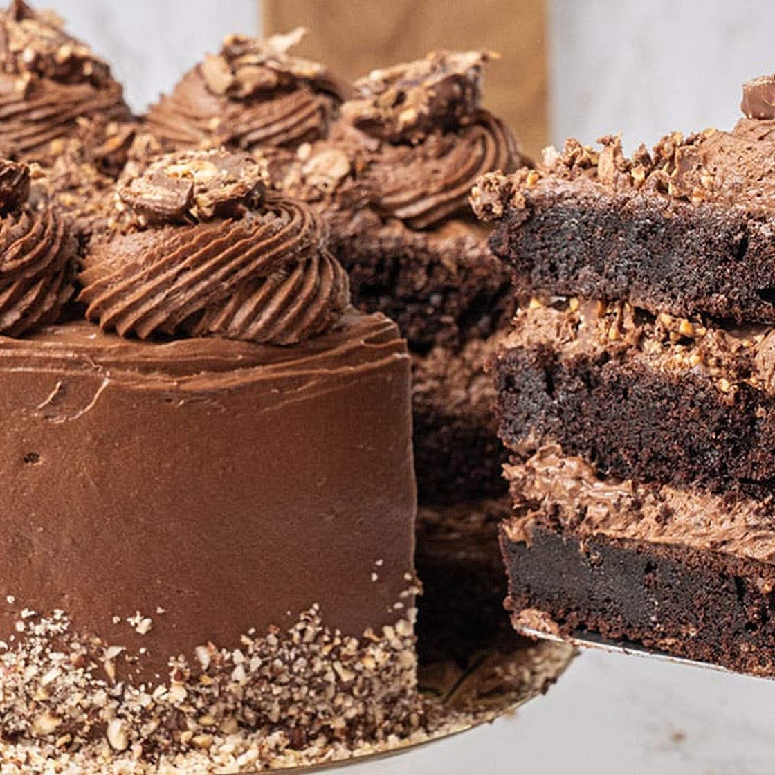Ferrero Rocher cake