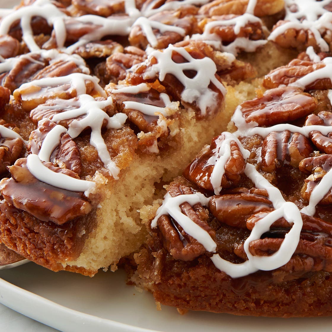 Pecan Pie Upside-Down Cake