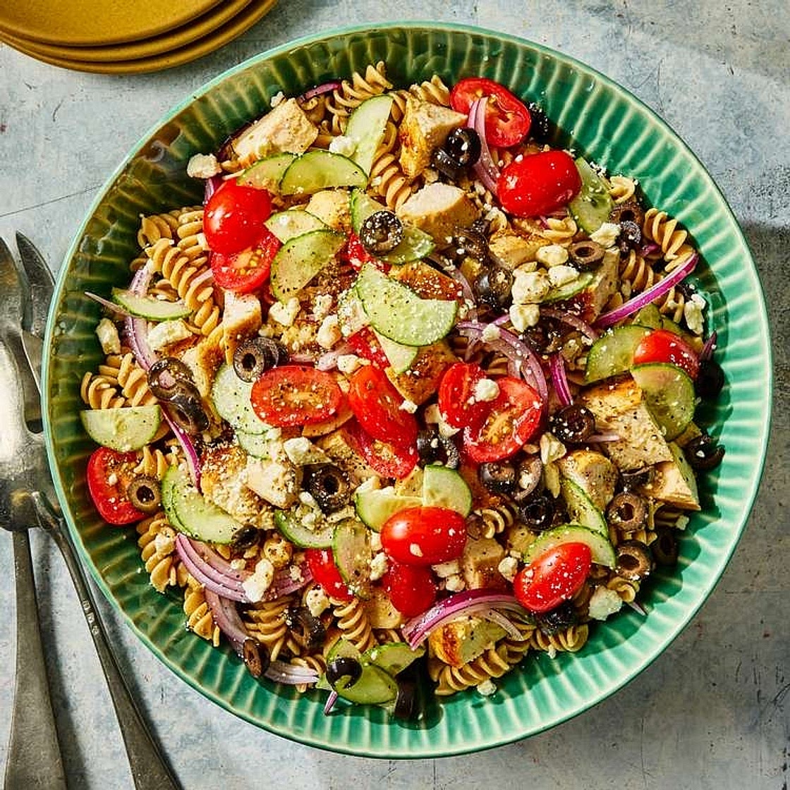 High-Protein Chicken Pasta Salad