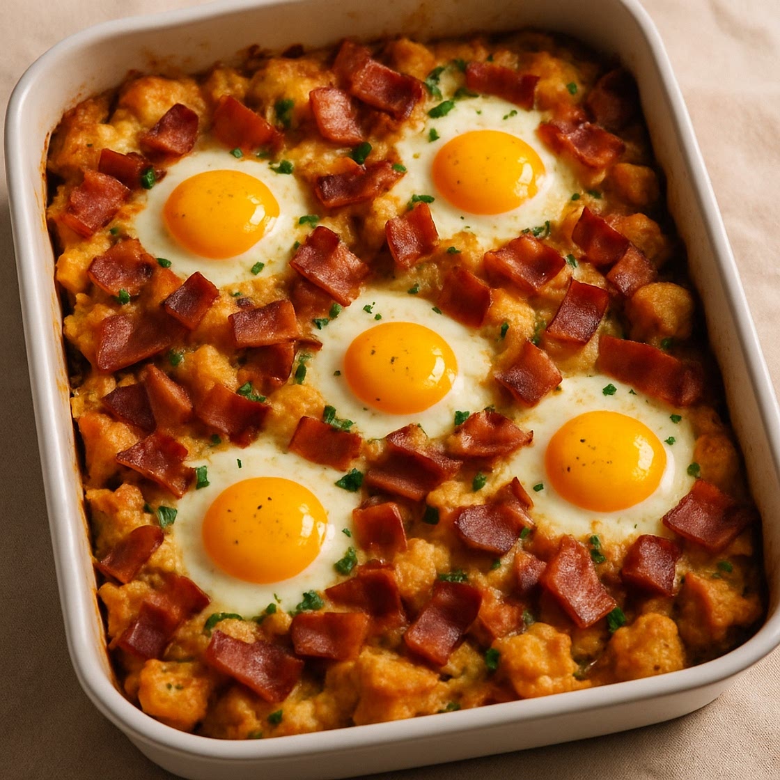 Bacon and Eggs Casserole